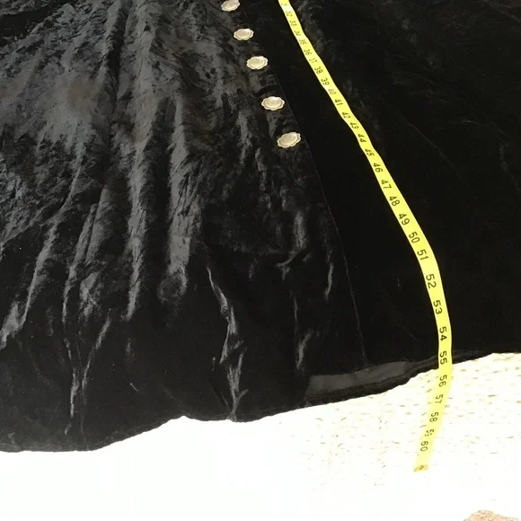 Double D Ranch Black Velvet Long Sleeve Dress - Picture 12 of 14